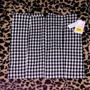 free people gingham skirt